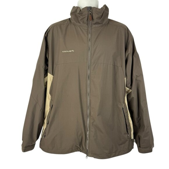 Columbia Sportswear Mens Convert Jacket L Waterproof Breathable Vented Full Zip - Picture 1 of 13